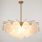 Люстра"Чипсы большие" E14 5х40Вт золото 60х60х11 см BayerLux 7353311