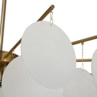 Люстра"Чипсы большие" E14 5х40Вт золото 60х60х11 см BayerLux 7353311