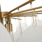 Люстра"Чипсы большие" E14 5х40Вт золото 60х60х11 см BayerLux 7353311