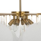 Люстра"Чипсы большие" E14 5х40Вт золото 60х60х11 см BayerLux 7353311