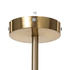 Люстра"Чипсы большие" E14 5х40Вт золото 60х60х11 см BayerLux 7353311