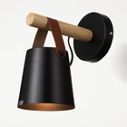 Бра "Тетрика" E27 40Вт черный 30х13х20 см - фото 23939563