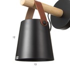 Бра "Тетрика" E27 40Вт черный 30х13х20 см - фото 23939565