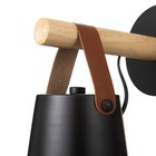 Бра "Тетрика" E27 40Вт черный 30х13х20 см - фото 23939566