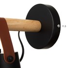 Бра "Тетрика" E27 40Вт черный 30х13х20 см - фото 23939567