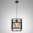 Светильник BayerLux "Малевич" E27 40Вт черный 25х25х100 см 7557302