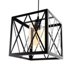 Светильник BayerLux "Малевич" E27 40Вт черный 25х25х100 см 7557302