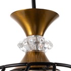 Светильник BayerLux "Кронос" 3хE27 40Вт черный 32х32х100 см - фото 21742250