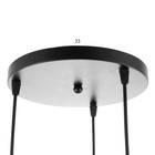 Светильник BayerLux "Кронос" 3хE27 40Вт черный 32х32х100 см - фото 21742252