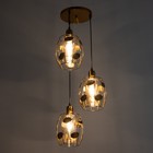 Светильник BayerLux "Лаура" 3хE27 40Вт золото 32х32х100 см - фото 21742281