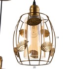 Светильник BayerLux "Лаура" 3хE27 40Вт золото 32х32х100 см - фото 21742284