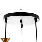 Светильник BayerLux "Инфинити" 3хE27 40Вт черный 40х40х100 см - фото 21742291