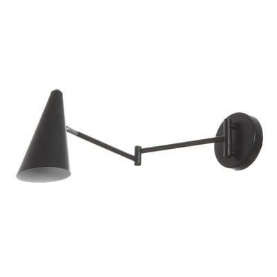 Бра «Центрик», Е27, чёрный, 61×12×10 см