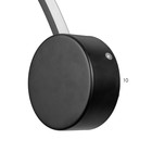 Бра "Изгиб" LED 28Вт 4000К черный (комплект 2 шт) - фото 35307986