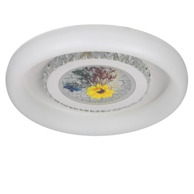 Светильник с ПДУ «Лимониум» LED 120 Вт 3000-6000К белый 50×50×9 см