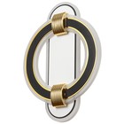 Бра «Круг» LED 31 Вт 4000К черно-белый 26×19×5 см - фото 4368927