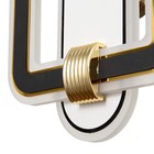 Бра "Квадрат" LED 35Вт 4000К черно-белый 26х19х5 см 7661379