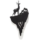 Бра "Олень и гора" LED 11Вт 4000К черный 20х29х5 см - фото 21742596