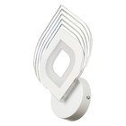 Бра "Лист" LED 12Вт 3000-4000К белый 24х19х4 см - фото 25574069