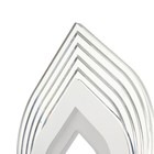 Бра "Лист" LED 12Вт 3000-4000К белый 24х19х4 см - фото 25574070