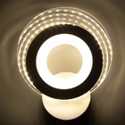 Бра "Круг" LED 12Вт 3000-4000К белый 24х19х4 см - фото 23154107