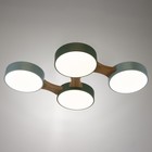 Люстра "Пиатти" 4LED 96Вт 3000-6000К синий зеленый 65х48х5 см BayerLux - Фото 2
