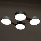 Люстра "Пиатти" 4LED 96Вт 3000-6000К синий зеленый 65х48х5 см BayerLux - Фото 3