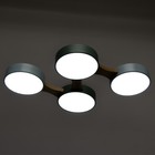 Люстра "Пиатти" 4LED 96Вт 3000-6000К синий зеленый 65х48х5 см BayerLux - Фото 4