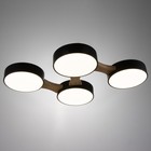 Люстра "Пиатти" 4LED 96Вт 3000-6000К черный 65х48х5 см BayerLux - Фото 2