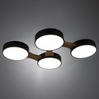 Люстра "Пиатти" 4LED 96Вт 3000-6000К черный 65х48х5 см BayerLux - Фото 4