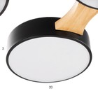 Люстра "Пиатти" 4LED 96Вт 3000-6000К черный 65х48х5 см BayerLux - Фото 7