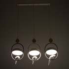 Светильник BayerLux "Пиатти голубь" 3LED 72Вт 3000-6000К зеленый белый серый 22х22х43-85 см   766591 - Фото 3