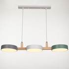 Светильник BayerLux «Пиатти» 3LED 72 Вт 3000-6000К зеленый белый серый 75×18×5-129 см - фото 5033602