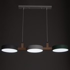 Светильник BayerLux «Пиатти» 3LED 72 Вт 3000-6000К зеленый белый серый 75×18×5-129 см - фото 5033605