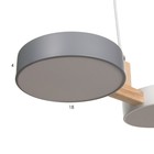 Светильник BayerLux «Пиатти» 3LED 72 Вт 3000-6000К зеленый белый серый 75×18×5-129 см - фото 5033607