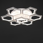 Люстра с ПДУ «Эстера» 7хLED 210 Вт белый 70×70×15 см BayerLux - фото 4368986