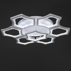 Люстра с ПДУ «Эстера» 7хLED 210 Вт белый 70×70×15 см BayerLux - фото 4368987