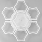Люстра с ПДУ «Эстера» 7хLED 210 Вт белый 70×70×15 см BayerLux - фото 4368988