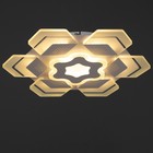 Люстра с ПДУ «Соты» 7хLED 60 Вт белый 55×55×10 см BayerLux - фото 4368996