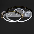 Люстра с ПДУ "Симпа" LED 126Вт черно-белый 50х50х10 см BayerLux 7666236