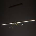 Светильник BayerLux Новита LED 18 Вт 3000К золото 120×18×100 см - фото 43004681