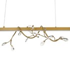 Светильник BayerLux Новита LED 18 Вт 3000К золото 120×18×100 см - фото 43004685