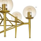 Люстра "Палетто" 6хЕ27 40Вт золото 70х66х36-80см BayerLux - фото 21742914