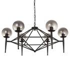 Люстра "Палетто" 6хЕ27 40Вт черный 70х66х36-80см BayerLux 7863093