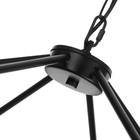 Люстра "Палетто" 6хЕ27 40Вт черный 70х66х36-80см BayerLux 7863093