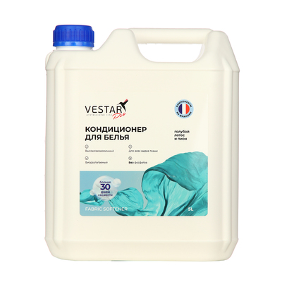 Кондиционер для белья VESTAR «Голубой лотос и пион», 5 л