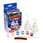 Новогодний набор для творчества. Роспись ёлочных игрушек 3D Art «Новый год! Дед Мороз и снеговик» - фото 6682293