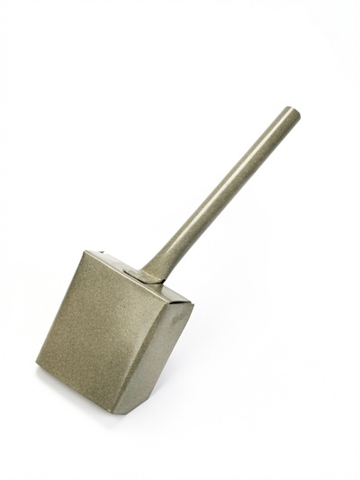 Совок хозяйственный 13×10×3.5 см, металл, черенок 21 см, МИКС