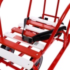 Санки детские с колёсами «Тимка 5 универсал», с ручкой, цвет алый - Фото 3