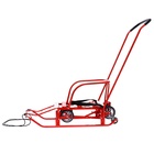 Санки детские с колёсами «Тимка 5 универсал», с ручкой, цвет алый - Фото 4